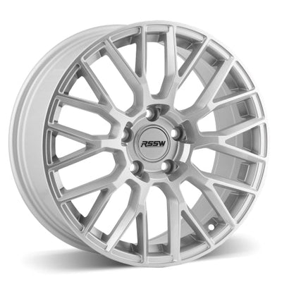 RSSW - Monza - Silver - 18" x 8", 38 Offset, 5x120 (Bolt pattern), 72.6mm HUB
