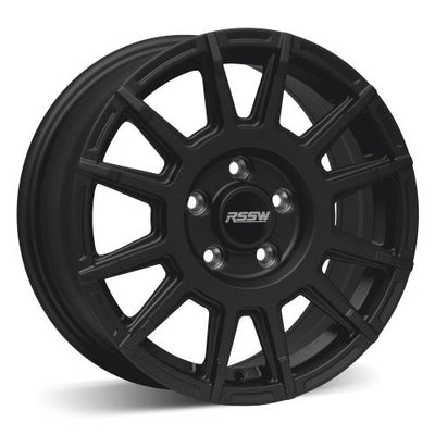 RSSW - Gravel - Black - Satin Black - 18" x 8", 40 Offset, 5x108 (Bolt Pattern), 63.4mm HUB