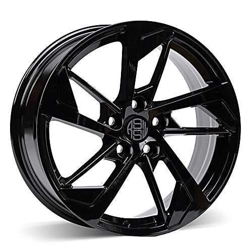 RSSW - Legend - Black - Gloss Black - 19" x 8.5", 40 Offset, 5x114.3 (Bolt pattern), 67.10mm HUB