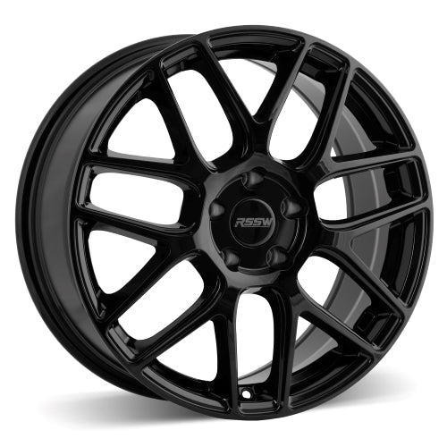RSSW - Drive - Black - Gloss Black - 19" x 8.5", 33 Offset, 5x112 (Bolt pattern), 66.6mm HUB