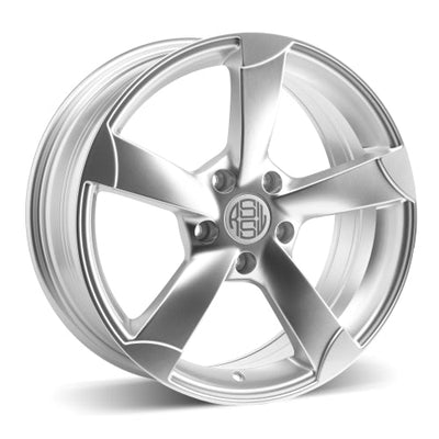RSSW - Helix - Silver - Hyper Silver - 19" x 8.5", 35 Offset, 5x112 (Bolt pattern), 66.6mm HUB