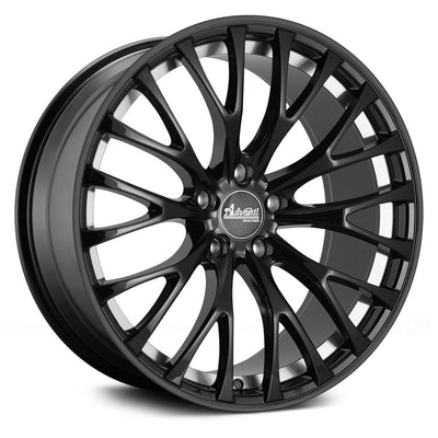 Advanti - Fastoso - Black - Matte Black With Machined Undercut - 19" x 9.5", 45 Offset, 5x120 (Bolt pattern), 74.1mm HUB