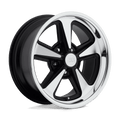 US MAG - U304 BANDIT - Black - Matte Black Machined - 18" x 9", 6 Offset, 5x114.3 (Bolt pattern), 72.56mm HUB