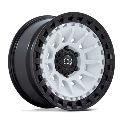Black Rhino - BARRAGE - White - Gloss White On Matte Black - 18" x 9", 0 Offset, 5x127 (Bolt pattern), 71.5mm HUB