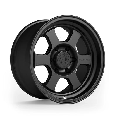 Blackhorn Offroad - AR6 - Black - 17" x 9", 0 Offset, 6x139.7 (Bolt pattern), 106.10mm HUB