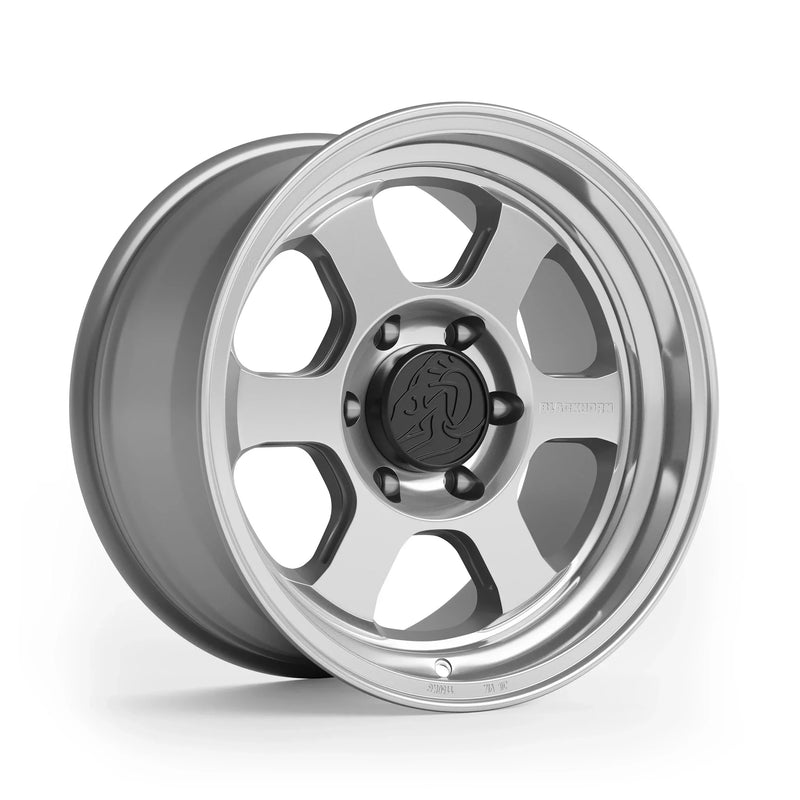 Blackhorn Offroad - AR6 - Silver - 17" x 9", 0 Offset, 6x139.7 (Bolt pattern), 106.10mm HUB