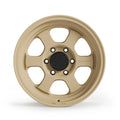 Blackhorn Offroad - AR6 - Desert Sand - 17" x 9", -12 Offset, 6x139.7 (Bolt pattern), 106.10mm HUB