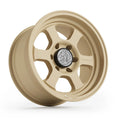 Blackhorn Offroad - AR6 - Desert Sand - 17" x 9", 0 Offset, 6x139.7 (Bolt pattern), 106.10mm HUB