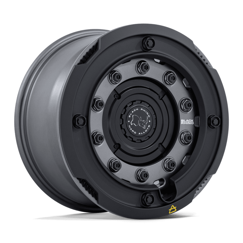 Black Rhino - BR027 ARX - Black - GUN BLACK W/ MATTE BLACK RING - 17" x 8.5", 0 Offset, 6x135, 139.7 (Bolt Pattern), 106.1mm HUB