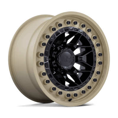 Black Rhino - ALPHA - Black - Matte Black with Sand Lip - 18" x 9", 20 Offset, 6x139.7 (Bolt pattern), 106.1mm HUB