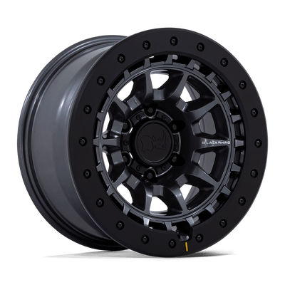 Black Rhino - BR016 TUSK - Gunmetal - Matte Gunmetal - 17" x 8.5", 0 Offset, 5x127 (Bolt pattern), 71.5mm HUB