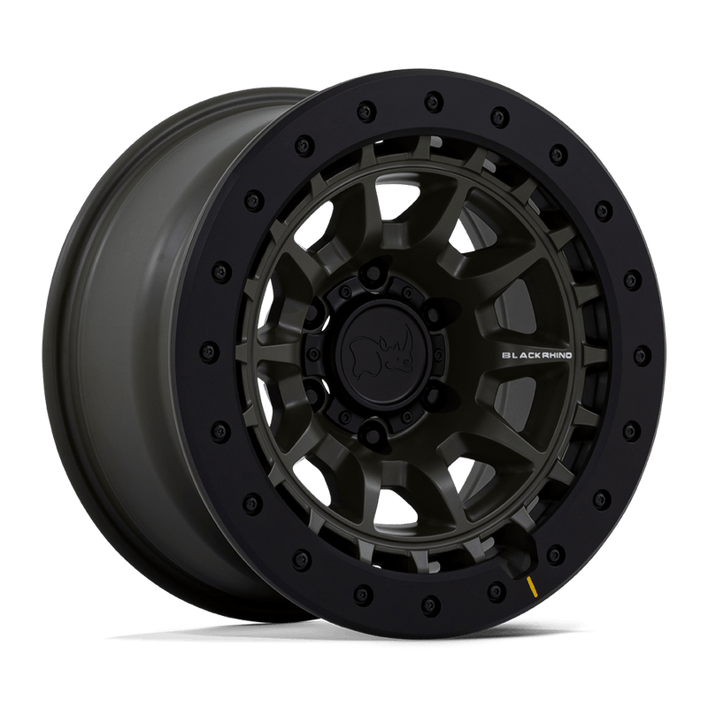 Black Rhino - BR016 TUSK - Olive Drab Green - 17" x 8.5", -10 Offset, 6x139.7 (Bolt pattern), 106.1mm HUB