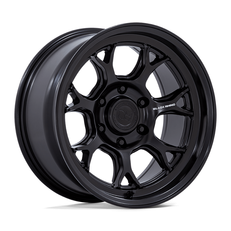 Black Rhino - BR017 ETOSHA - Black - Matte Black - 17" x 8.5", 20 Offset, 6x139.7 (Bolt pattern), 106.1mm HUB