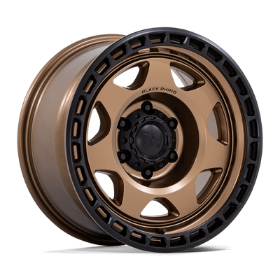 Black Rhino - BR018 VOYAGER - Bronze - Matte Bronze with Matte Black Lip - 17" x 8.5", 0 Offset, 5x127 (Bolt pattern), 71.5mm HUB