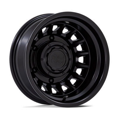 Black Rhino - ALISO - Black - Matte Black - 16" x 6", -130 Offset, 6x205 (Bolt pattern), 161.00mm HUB