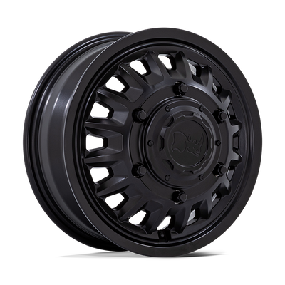 Black Rhino - BR019 ALISO DUALLY - Black - Matte Black - 16" x 6", 110 Offset, 6x205 (Bolt pattern), 161.00mm HUB