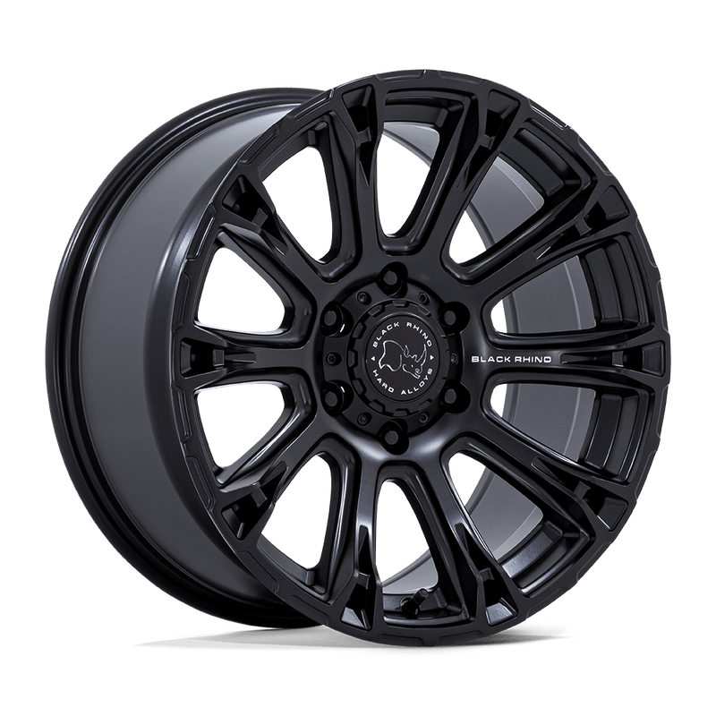 Black Rhino - BR020 DIAMONDBACK - Black - Matte Black - 20" x 9", 12 Offset, 5x127 (Bolt pattern), 71.50mm HUB