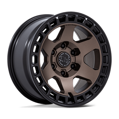 Black Rhino - BR022 BAHARI - Bronze - Burnt Bronze with Matte Black Lip - 17" x 8.5", -10 Offset, 6x139.7 (Bolt pattern), 106.10mm HUB