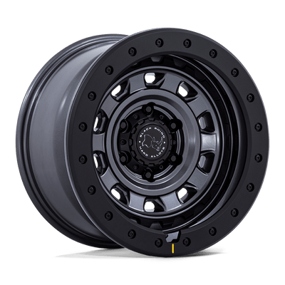 Black Rhino - BR023 XPLORER - Gunmetal - Matte Gunmetal with Black Rock Guard - 17" x 9", 12 Offset, 6x135 (Bolt pattern), 87.10mm HUB