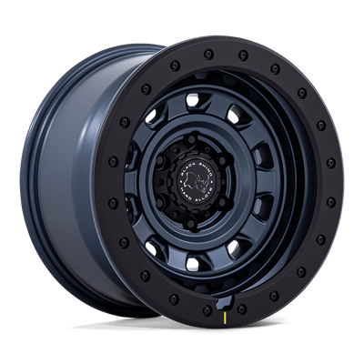 Black Rhino - BR023 XPLORER - Metallic Blue with Black Rock Guard - 17" x 9", 12 Offset, 6x139.7 (Bolt pattern), 106.10mm HUB