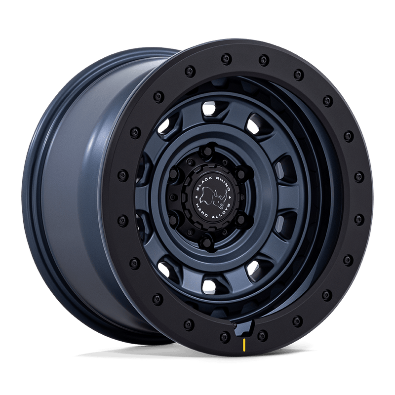 Black Rhino - BR023 XPLORER - Metallic Blue with Black Rock Guard - 17" x 9", -12 Offset, 5x127 (Bolt pattern), 71.50mm HUB