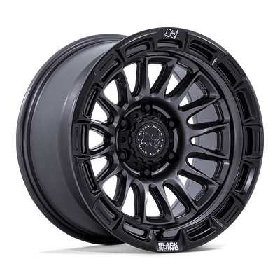 Black Rhino - BR025 RIVAL - Gunmetal - Matte Gunmetal W/ Matte Blk-Lp - 20" x 9", 1 Offset, 6x135 (Bolt pattern), 87.10mm HUB
