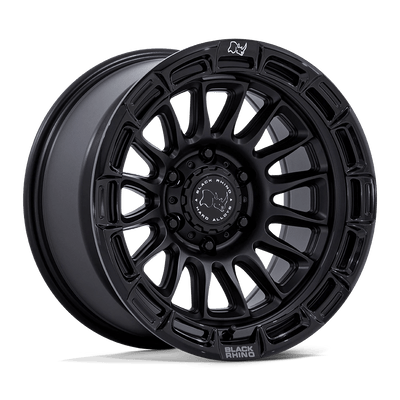 Black Rhino - BR025 RIVAL - Black - Matte Black W/ Gloss Blk-Lp - 20" x 9", 1 Offset, 6x139.7 (Bolt pattern), 106.10mm HUB