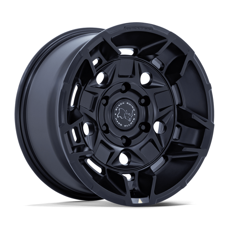 Black Rhino - GUARD - Black - Matte Black - 17" x 8.5", 35 Offset, 5x114.3 (Bolt pattern), 72.56mm HUB