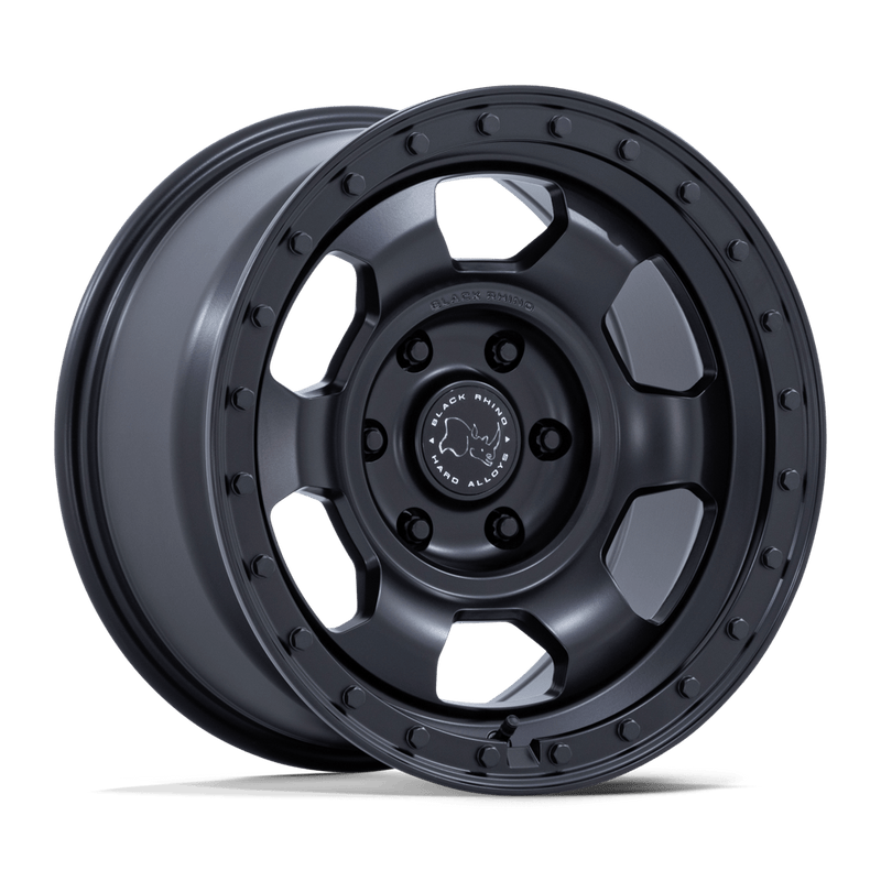 Black Rhino - TROOPER - Black - Matte Black - 17" x 8.5", 0 Offset, 6x135 (Bolt pattern), 87.10mm HUB