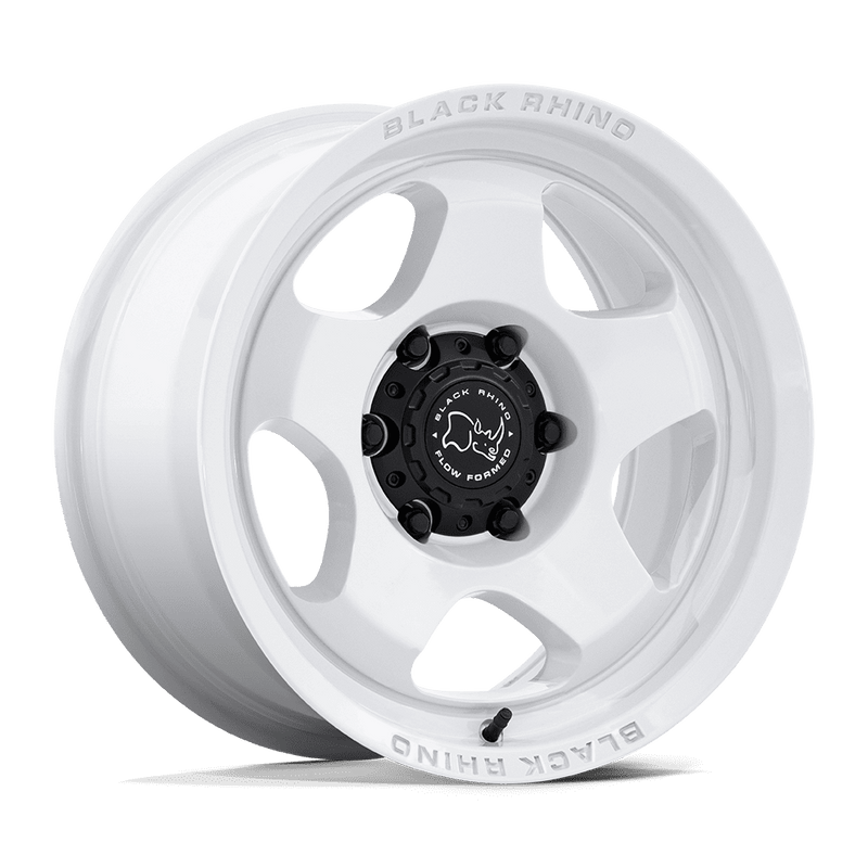 Black Rhino - SOL - White - Gloss White - 17" x 8", 20 Offset, 6x139.7 (Bolt pattern), 106.10mm HUB