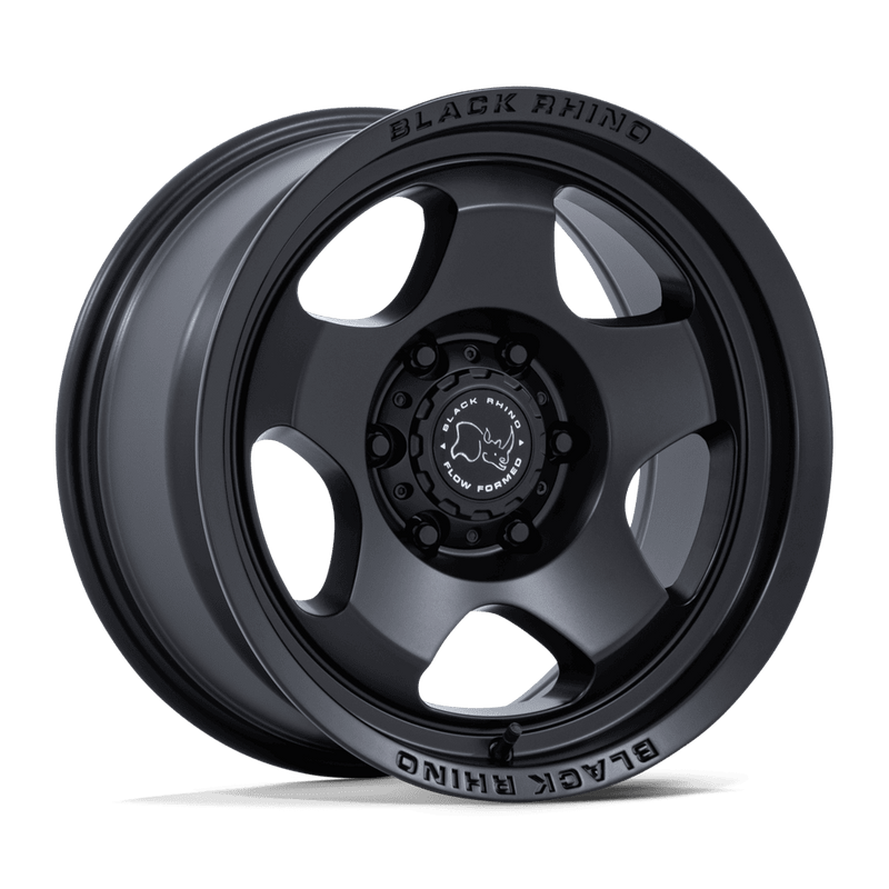 Black Rhino - SOL - Black - Matte Black - 17" x 8", 30 Offset, 5x120 (Bolt pattern), 74.10mm HUB