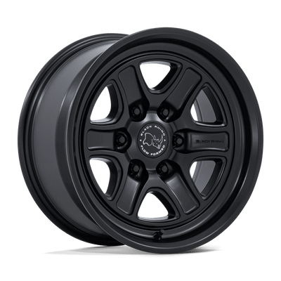 Black Rhino - BR032 ECHO - Black - Matte Black - 17" x 8.5", 0 Offset, 6x139.7 (Bolt pattern), 106.10mm HUB