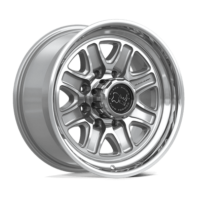 Black Rhino - BR032 ECHO - Silver - Gloss Silver W/ Machined Face - 18" x 9", 12 Offset, 8x180 (Bolt pattern), 124.20mm HUB
