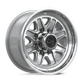 Black Rhino - BR032 ECHO - Silver - Gloss Silver W/ Machined Face - 18" x 9", 12 Offset, 8x170 (Bolt pattern), 125.10mm HUB