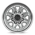 Black Rhino - BR032 ECHO - Silver - Gloss Silver W/ Machined Face - 18" x 9", 12 Offset, 8x170 (Bolt pattern), 125.10mm HUB