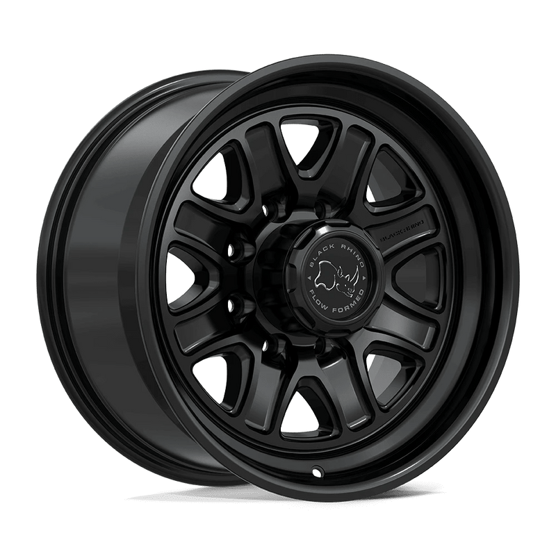 Black Rhino - BR032 ECHO - Black - Matte Black - 18" x 9", 12 Offset, 8x180 (Bolt pattern), 124.20mm HUB