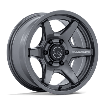 Black Rhino - BR035 KUMA - Gunmetal - Gloss Gunmetal - 17" x 8.5", 25 Offset, 6x139.7 (Bolt pattern), 106.10mm HUB