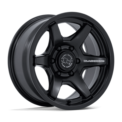 Black Rhino - BR035 KUMA - Black - Matte Black - 17" x 8.5", 0 Offset, 6x139.7 (Bolt pattern), 106.10mm HUB