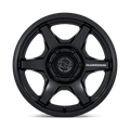 Black Rhino - BR035 KUMA - Black - Matte Black - 17" x 8.5", 0 Offset, 6x139.7 (Bolt pattern), 106.10mm HUB