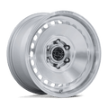 Black Rhino - BR036 BASIN - Silver - Gloss Silver W/ Machined Face - 17" x 8.5", 0 Offset, 5x127 (Bolt pattern), 71.50mm HUB