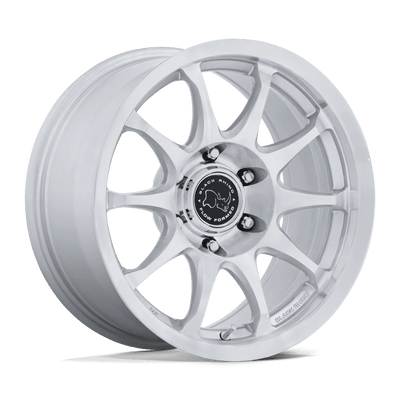 Black Rhino - BR038 RONIN - Silver - Gloss Silver W/ Machined Face - 17" x 8.5", 0 Offset, 6x139.7 (Bolt pattern), 106.10mm HUB