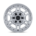 Black Rhino - BR039 VANGUARD - Silver - Gloss Silver W/ Machined Face - 20" x 9", 15 Offset, 6x114.3 (Bolt pattern), 66.06mm HUB
