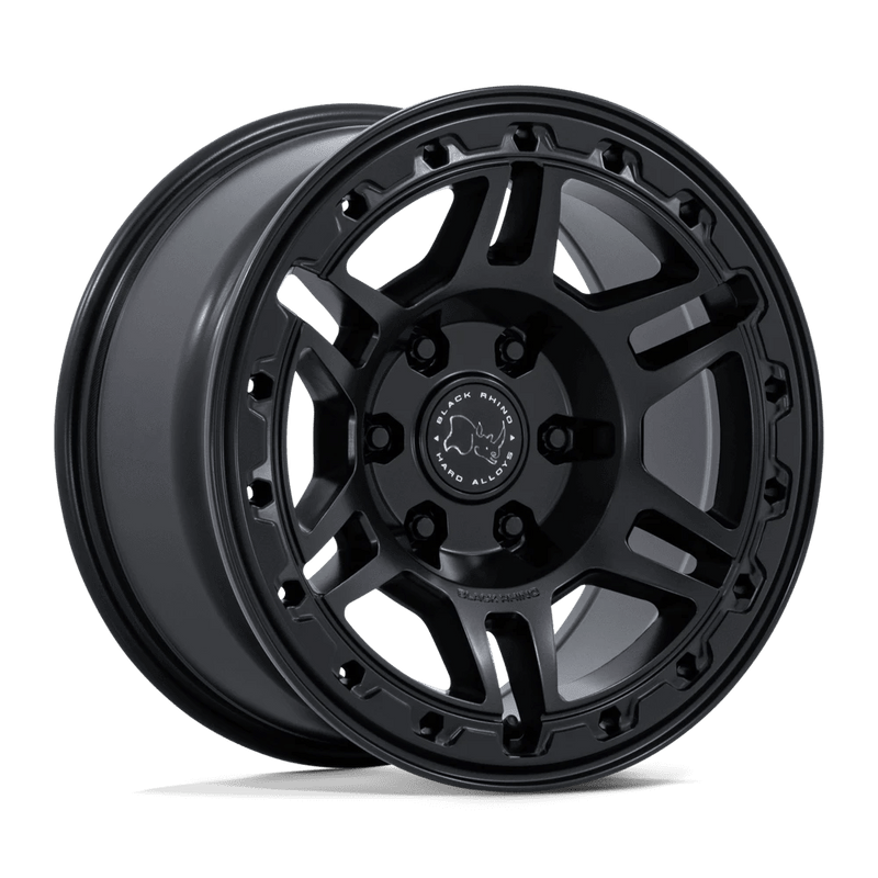 Black Rhino - BR039 VANGUARD - Black - Matte Black - 20" x 9", 15 Offset, 6x114.3 (Bolt pattern), 66.06mm HUB