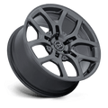 Black Rhino - BR406 ROCKLEDGE - Gunmetal - Matte Gunmetal - 20" x 8.5", 35 Offset, 5x139.7 (Bolt pattern), 64.15mm HUB
