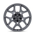 Black Rhino - BR406 ROCKLEDGE - Gunmetal - Matte Gunmetal - 20" x 8.5", 35 Offset, 5x139.7 (Bolt pattern), 64.15mm HUB