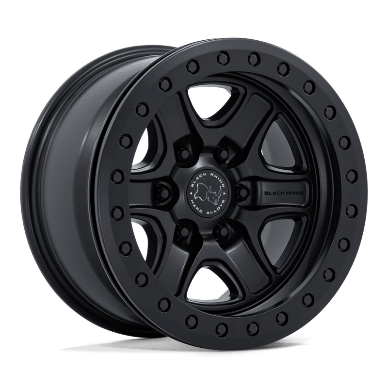 Black Rhino - BR200 ECHO TRAIL LOCK BEADLOCK - Black - MATTE BLACK - 18" x 9", 12 Offset, 6x135 (Bolt Pattern), 87.1mm HUB