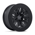 Black Rhino - BR406 ROCKLEDGE - Black - Matte Black - 20" x 8.5", 35 Offset, 5x139.7 (Bolt pattern), 64.15mm HUB