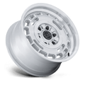 Black Rhino - BR600 VAGABOND - Silver - Gloss Silver W/ Machined Face - 17" x 8.5", 25 Offset, 6x139.7 (Bolt pattern), 106.10mm HUB