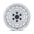 Black Rhino - BR600 VAGABOND - Silver - Gloss Silver W/ Machined Face - 17" x 8", 32 Offset, 6x130 (Bolt pattern), 84.10mm HUB