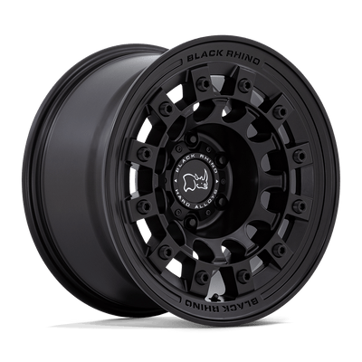 Black Rhino - FUJI - Black - Matte Black - 17" x 8", 38 Offset, 6x139.7 (Bolt pattern), 106.1mm HUB